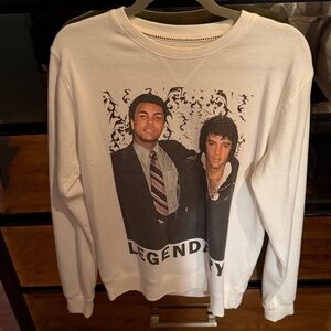 Legendary Graphic Long Sleeve Tee - White